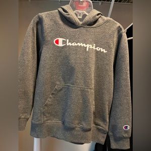Boys grey Champion hoodie size 7/8 - NWOT